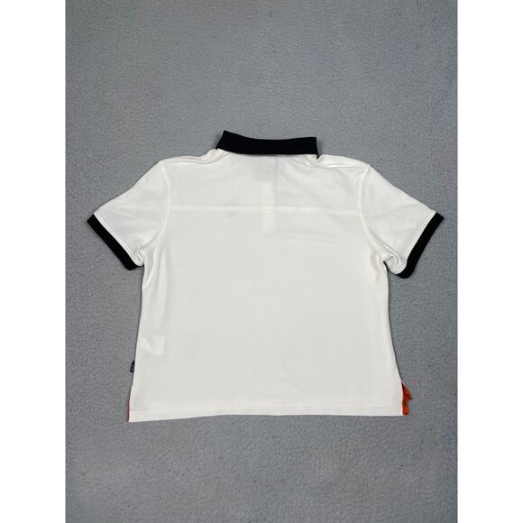Outdoor Afro X REI Co-Op Womens Size XS White Short Sleeve Polo Shirt - Picture 2 of 11